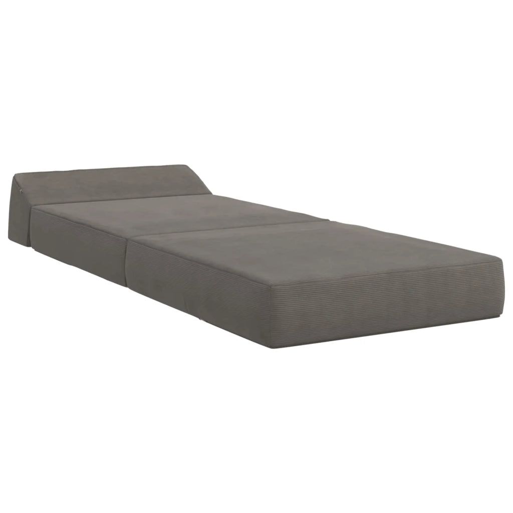 Divano Letto Pieghevole Grigio Chiaro 60 x 70 x 41 cm Tessuto