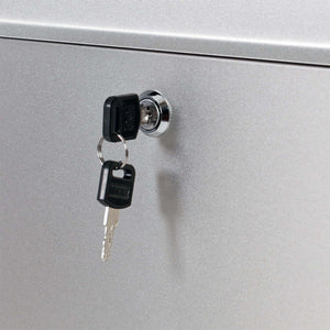 Cassetta postale singola V10 in acciaio inox con vetrino portanome