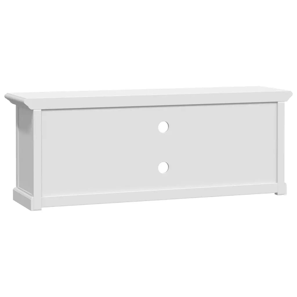 Mobile Porta TV Bianco 110x30x41 cm in Legno Multistrato 4009903