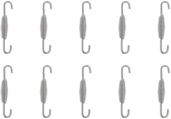 Set di scarichi in acciaio inossidabile 68mm - Corrosione resistente - Installazione facile - Disegno a gancio - Set da 10 pezzi - Resistente alla corrosione