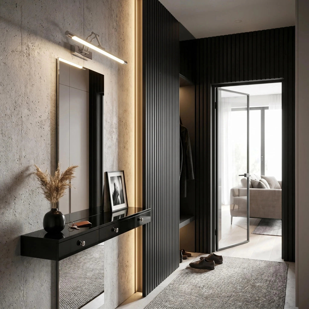 Applique Da Bagno Led Swe016-1w 42cm Chrome
