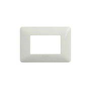 PLACCHETTA PLACCA BIANCA COMPATIBILE MATIX 3 POSTI COPRI INTERRUTTORE C8803 WHT