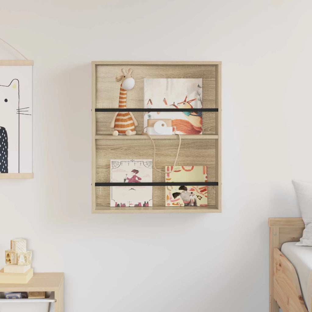Scaffale per riviste Rovere Sonoma 60 x 12 x 70 cm CFW8826950