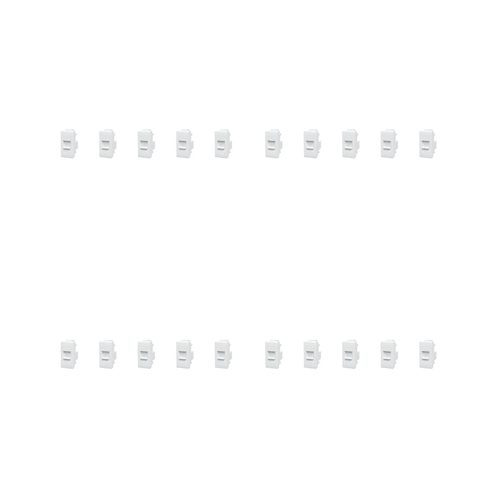 PRESA ETERNET RJ45 COMPATIBILE SERIE BTICINO LIVING LIGHTING 20 PEZZI