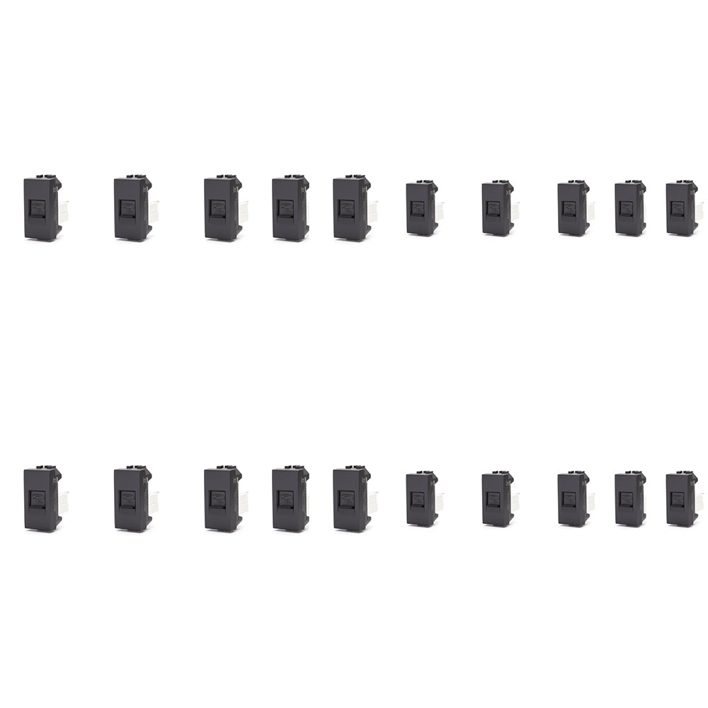 PRESA TELEFONICA COMPATIBILE SERIE BTICINO LIVING LIGHTING 20 PEZZI