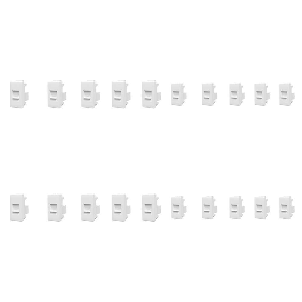 PRESA TELEFONICA COMPATIBILE SERIE BTICINO LIVING LIGHTING 20 PEZZI