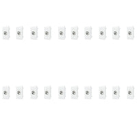 PRESA ANTENNA TV FEMMINA COMPATIBILE SERIE BTICINO LIVING LIGHTING 20 PEZZI