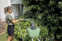 AQUAGO BUNNY VERDE SALVIA,25M tubo auto estensibile ANTIPIEGA,raccordi,borsa,sistema aggancio al rubinetto,MADE IN ITALY