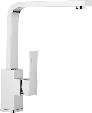 Rubinetto lavello con bocca alta a u girevole - serie qubika