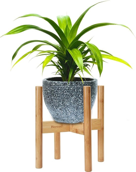 Supporto per piante in bambù flessibile - Accessorio per la casa - 1 pezzo - Legno - 22-32 cm