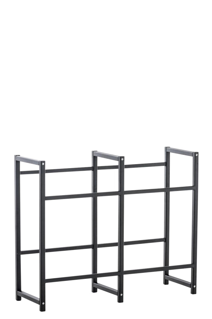 Scaffale Porta Casse di Bibite Lennert per 4 casse,nero