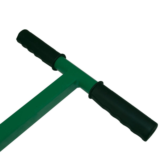 Spargitore di concime a rullo Torba Muschio Terriccio Giardino Prato 80L 66cm Gabbia in acciaio - Verde