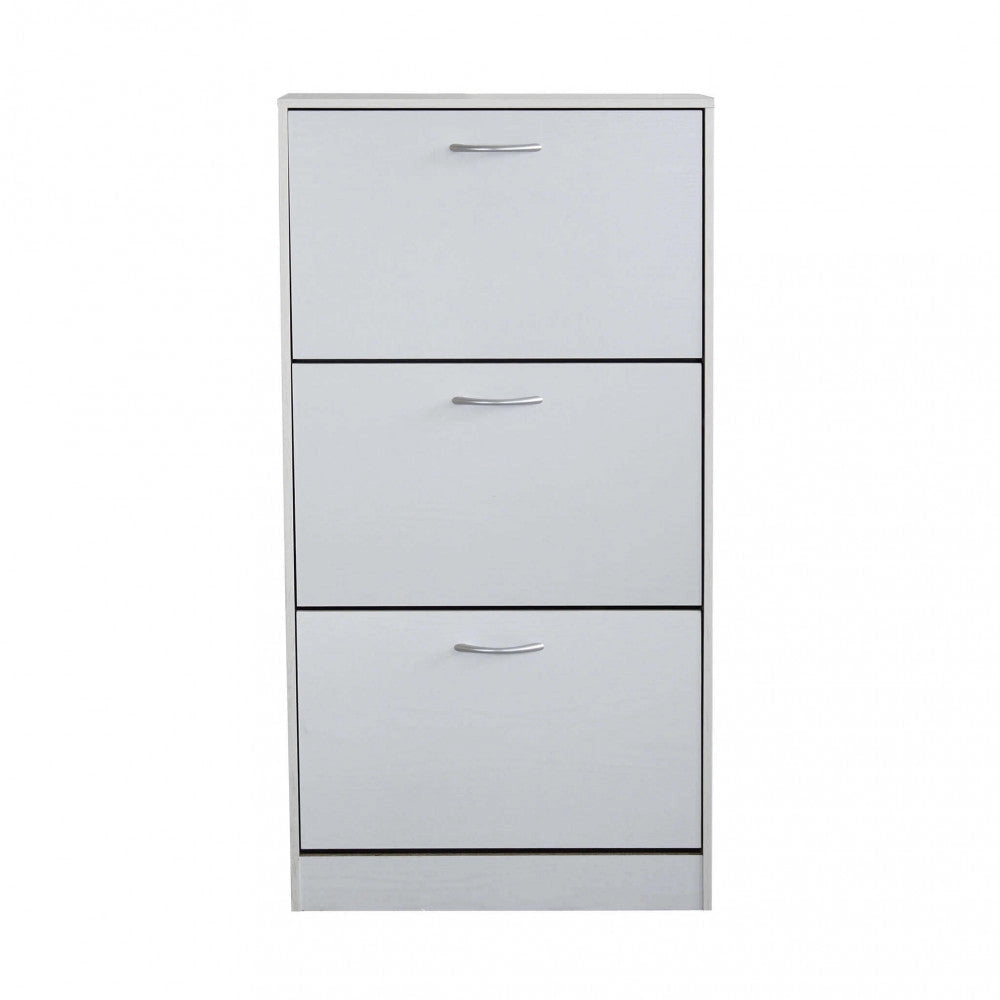 Scarpiera Vicky 60x24x115 h cm in Legno Bianca
