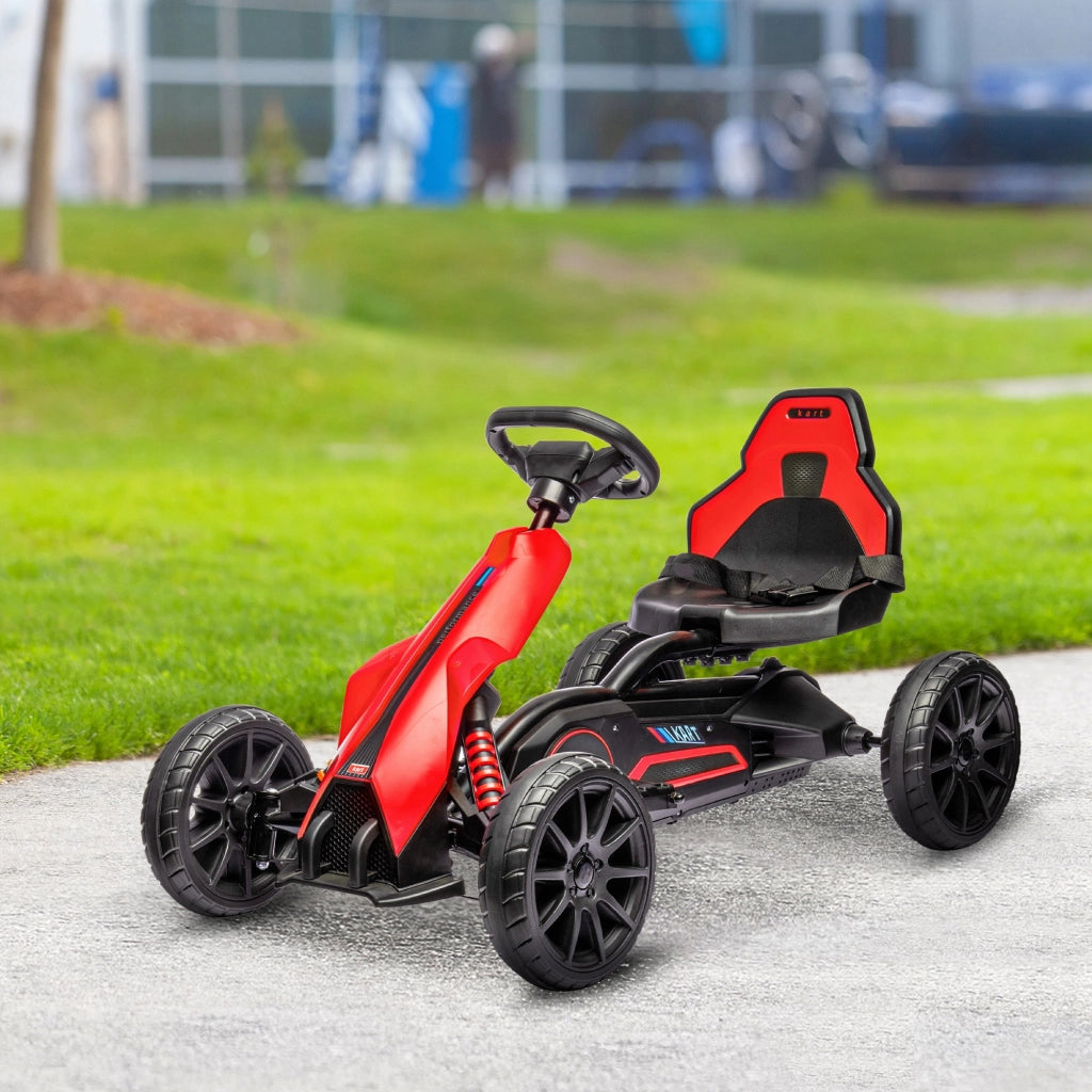 Auto Elettrica per Bambini ¨C zephmum ¨C Rosso 100x58x58,5cm