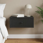 Armadio da Notte Nero 49 x 34,5 x 20 cm Legno ingegnerizzato 897937