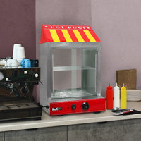 Macchina Per Hot Dog A Vapore In Acciao Inox Vetro Temperato 7 8 L 2000W