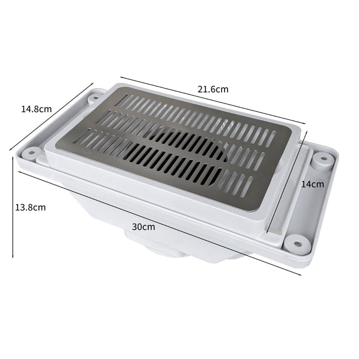 Tavolo per Manicure e Ricostruzione Unghie, Aspiratore e Cassettiera Estetista