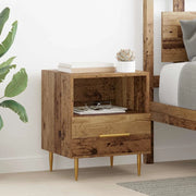 Comodino-Tavolino da notte Marrone 40 x 35 x 47,5 cm Legno multistrato 434136