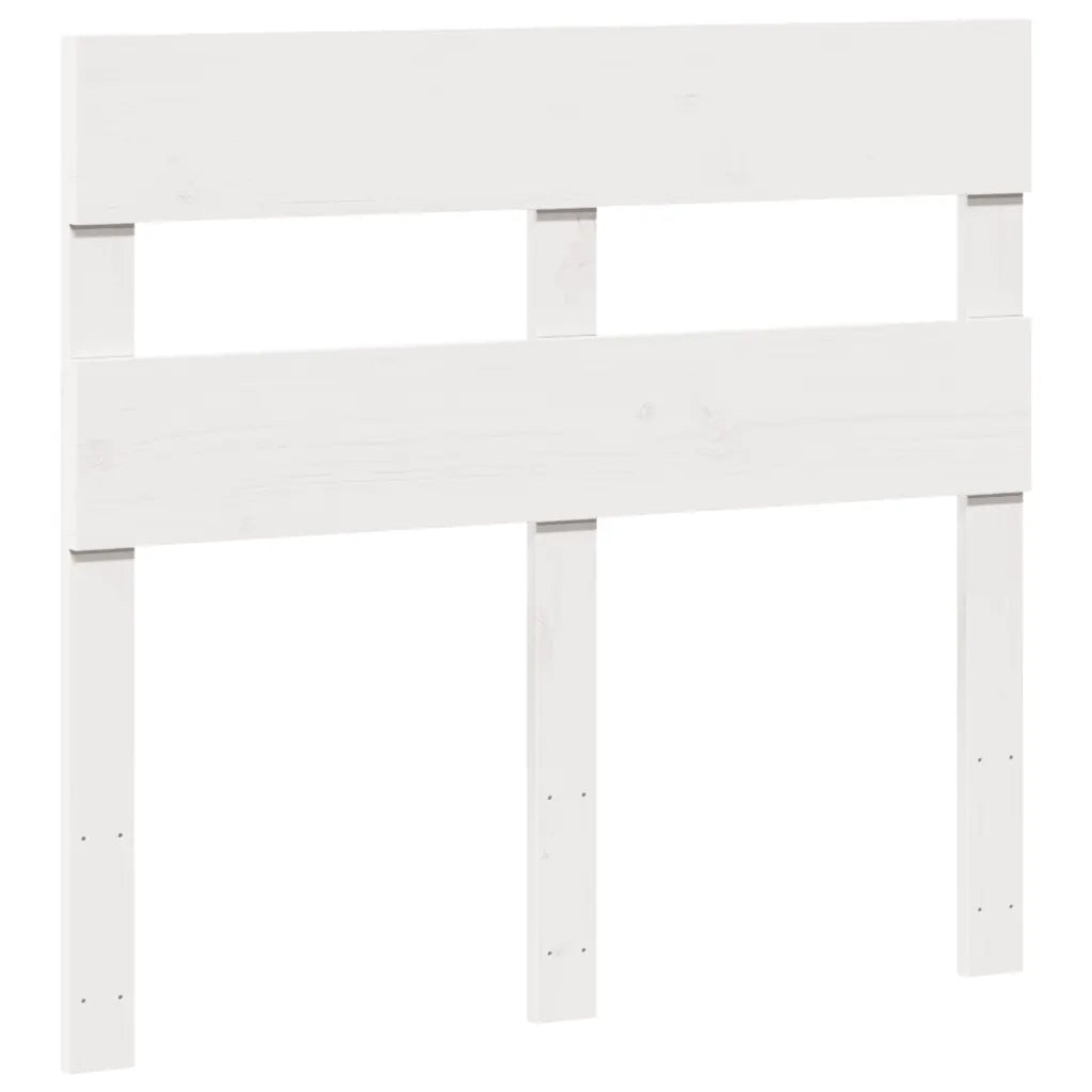 vidaXL Letto senza Materasso Bianco 90x190 cm in Legno Massello Pino