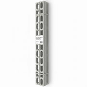 Profili in alluminio verniciato colore grigio medio 112 a l per finitura parete proangle *** pezzi 10 pz, confezione 1