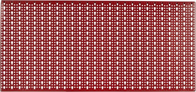 Pannello forato mm.1000x500 rosso