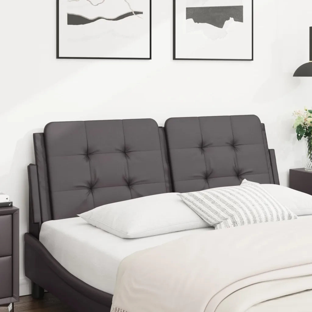 Cuscino Testiera Zadar Grigio 140 cm in Similpelle CFW9425333
