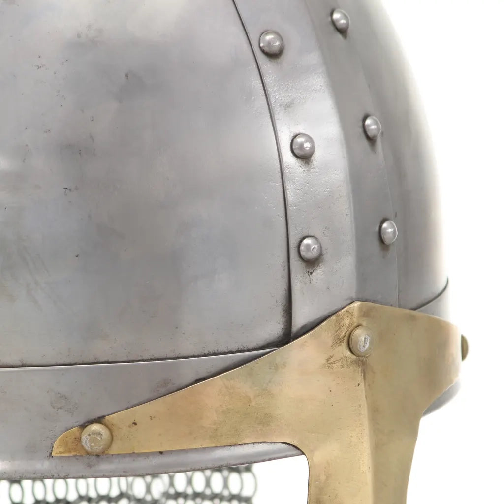 Elmo da Cavaliere Crociato Antico Replica LARP Argento CFW8300215