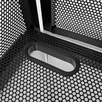 Supporto DJ Booth cabina tavolo pieghevole setup mobile discoteca nero e bianco