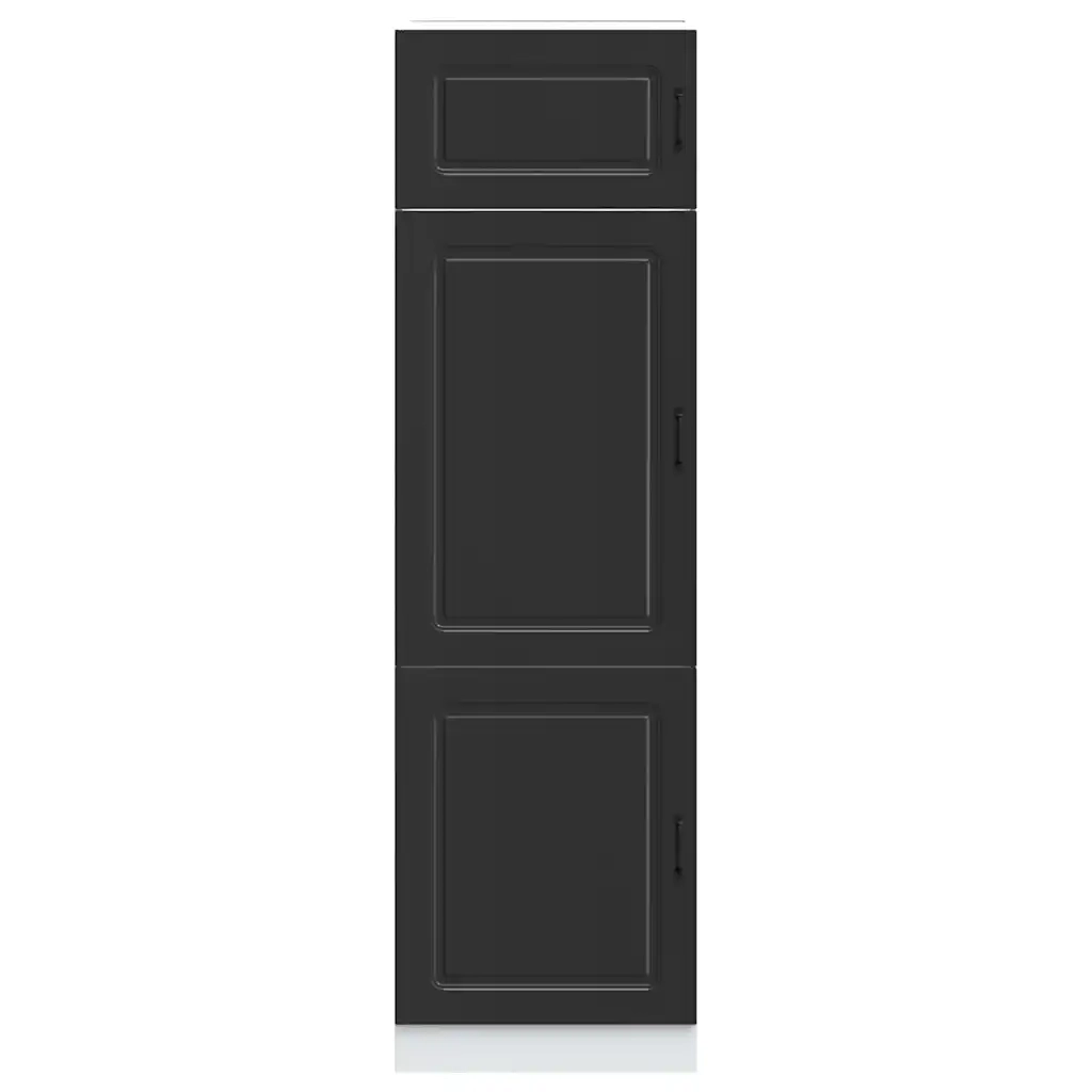 Armadio da Cucina Kalmar Nero in Legno Multistrato