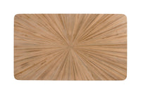 Tavolo da pranzo in legno di teak riciclato 150 cm