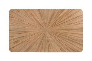 Tavolo da pranzo in legno di teak riciclato 150 cm