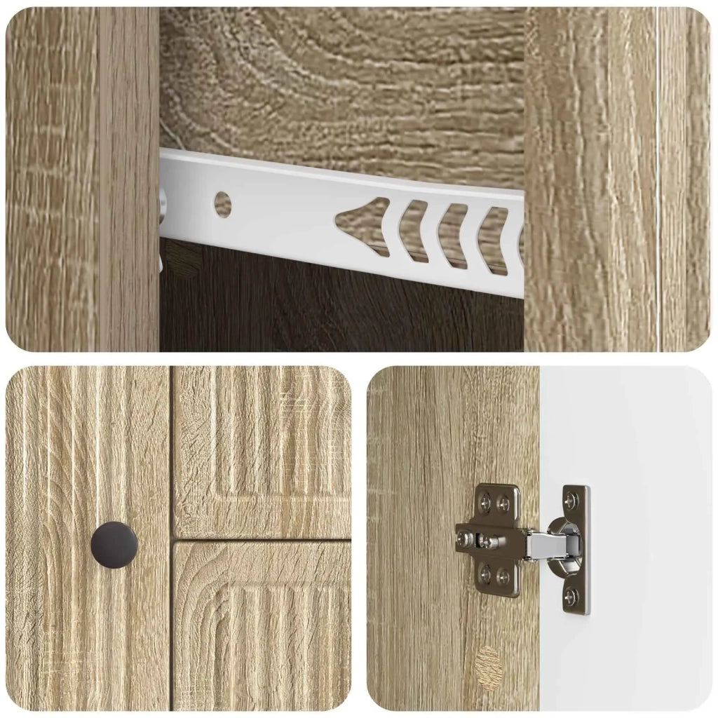 Credenza Rovere Sonoma 89 x 34,5 x 60 cm Legno ingegnerizzato 893967