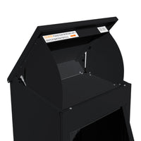 Cassetta postale intelligente e sicura per pacchi e lettere con codice a barre univoco e sistema anti-pescaggio