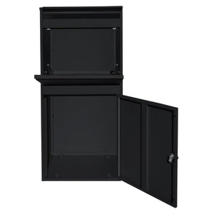 Cassetta postale XL intelligente per consegne sicure e protette anche quando sei fuori casa - Nero