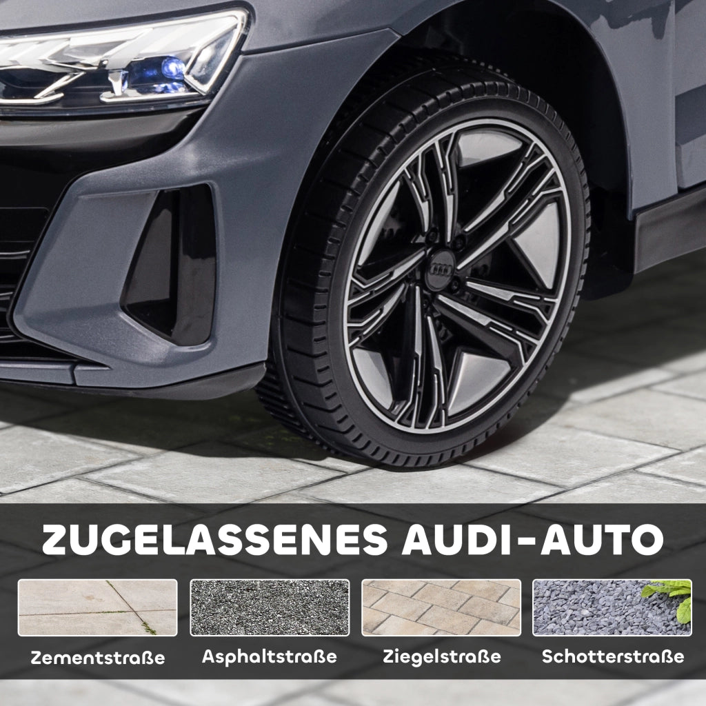 Auto elettrica per bambini con telecomando ¨C zephmum ¨C Grigio