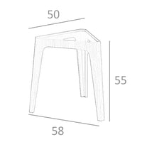 Tavolo angolare triangolare in vetro temperato e noce