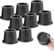 Sollevatori di Mobili - Set da 8 - 59 cm - Sostegno Elevato - Per Letti Tavoli Scrivanie