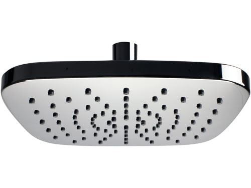 Soffione a pioggia squadrato con angoli arrotondati