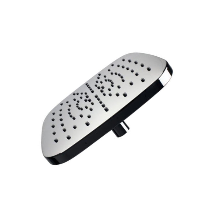 Soffione a pioggia squadrato con angoli arrotondati