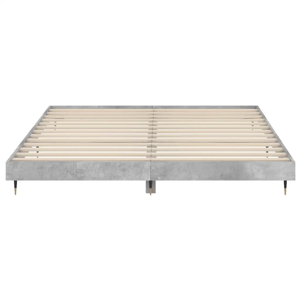Giroletto-Struttura Letto Grigio Cemento 120x200 cm in Legno Multistrato 259418
