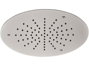 Soffione a soffitto in acciaio inox tondo