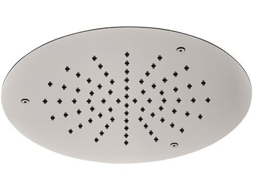 Soffione a soffitto in acciaio inox tondo