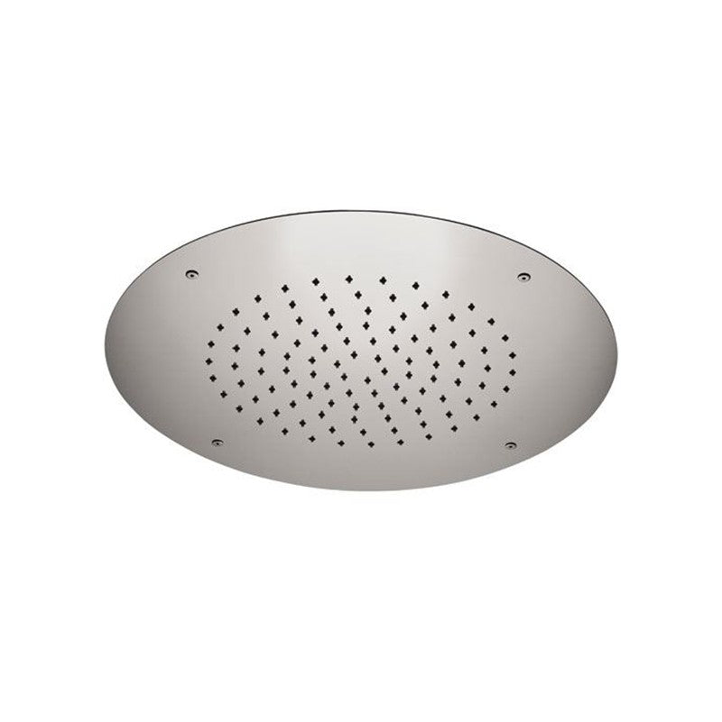 Soffione in acciaio inox tondo con getto a pioggia