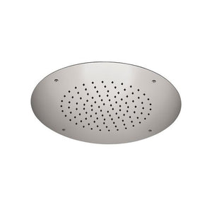 Soffione in acciaio inox tondo con getto a pioggia