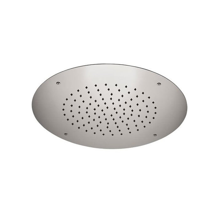 Soffione in acciaio inox tondo con getto a pioggia