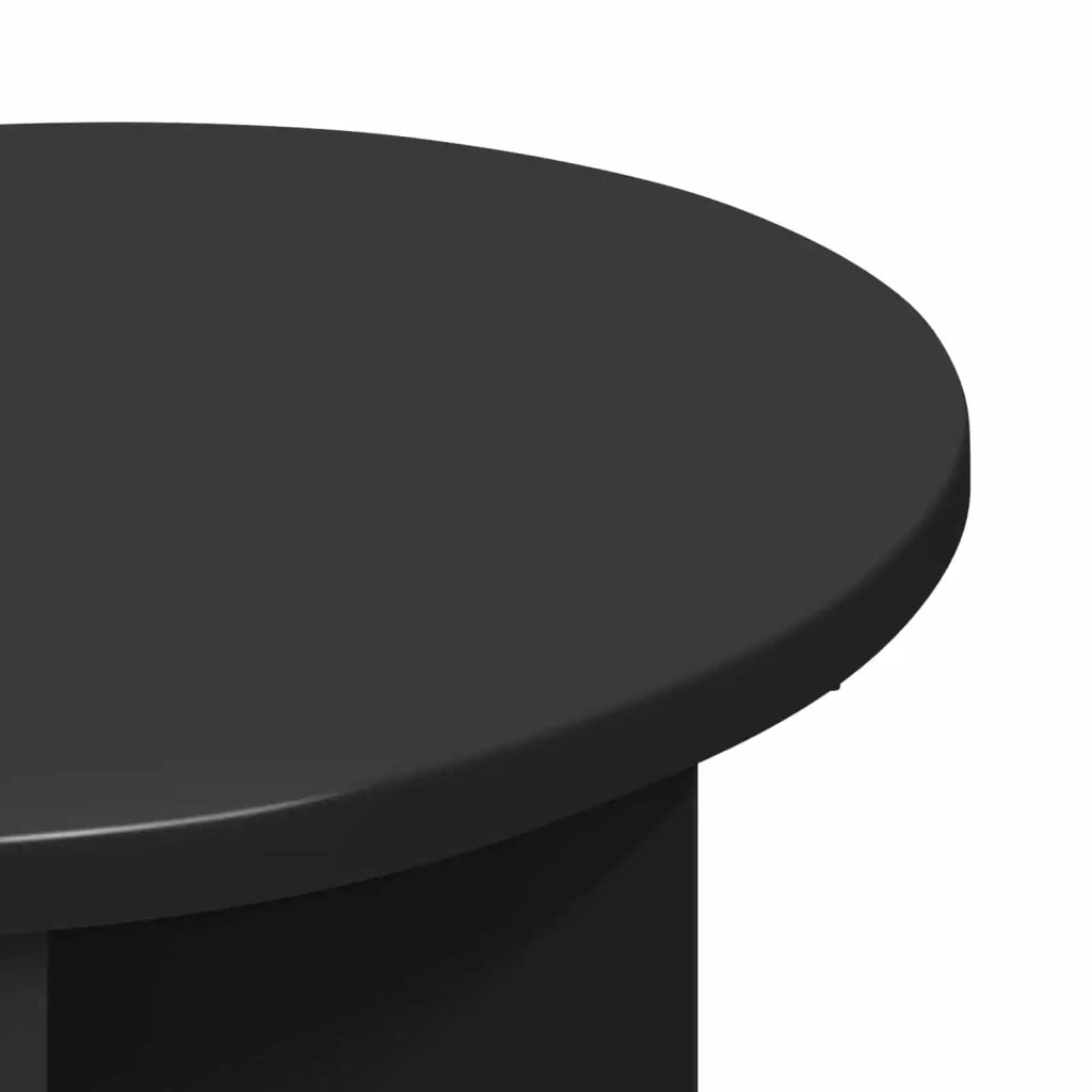 Tavolo laterale 2 pz Rovere Nero Ø 39 x 38 cm 8001082