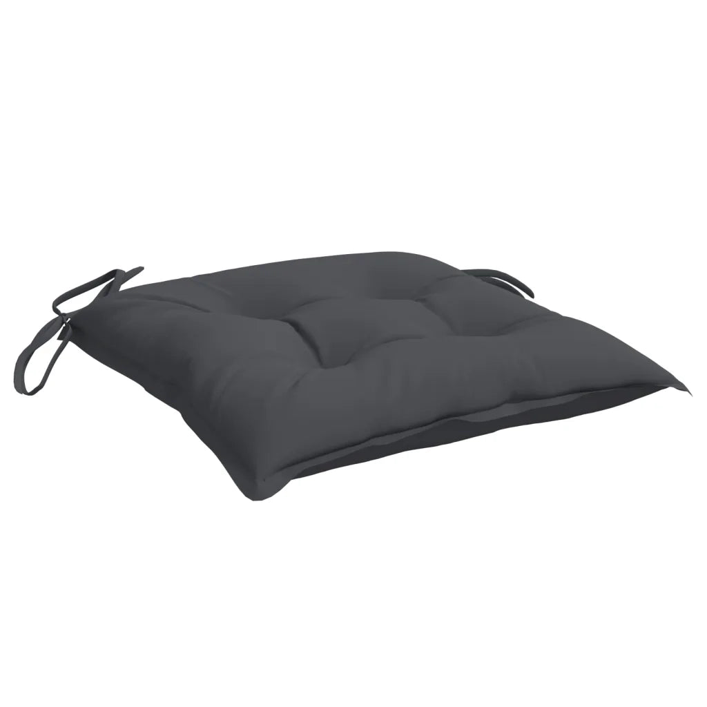 Cuscini per Sedia 2 pz | Cuscini per sedie Antracite 40x40x7 cm in Tessuto Oxford