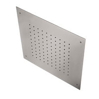 Soffione a soffitto in acciaio inox quadrato