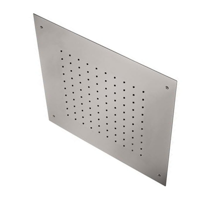 Soffione a soffitto in acciaio inox quadrato