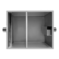 Separatore di grasso commerciale 35L in acciaio inox con filtro intercettatore per rifiuti Ristorante